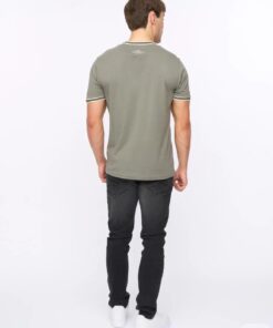 Alternative view of T-SHIRT CROSSHATCH ORIGINAL ENGLAND OLIVE