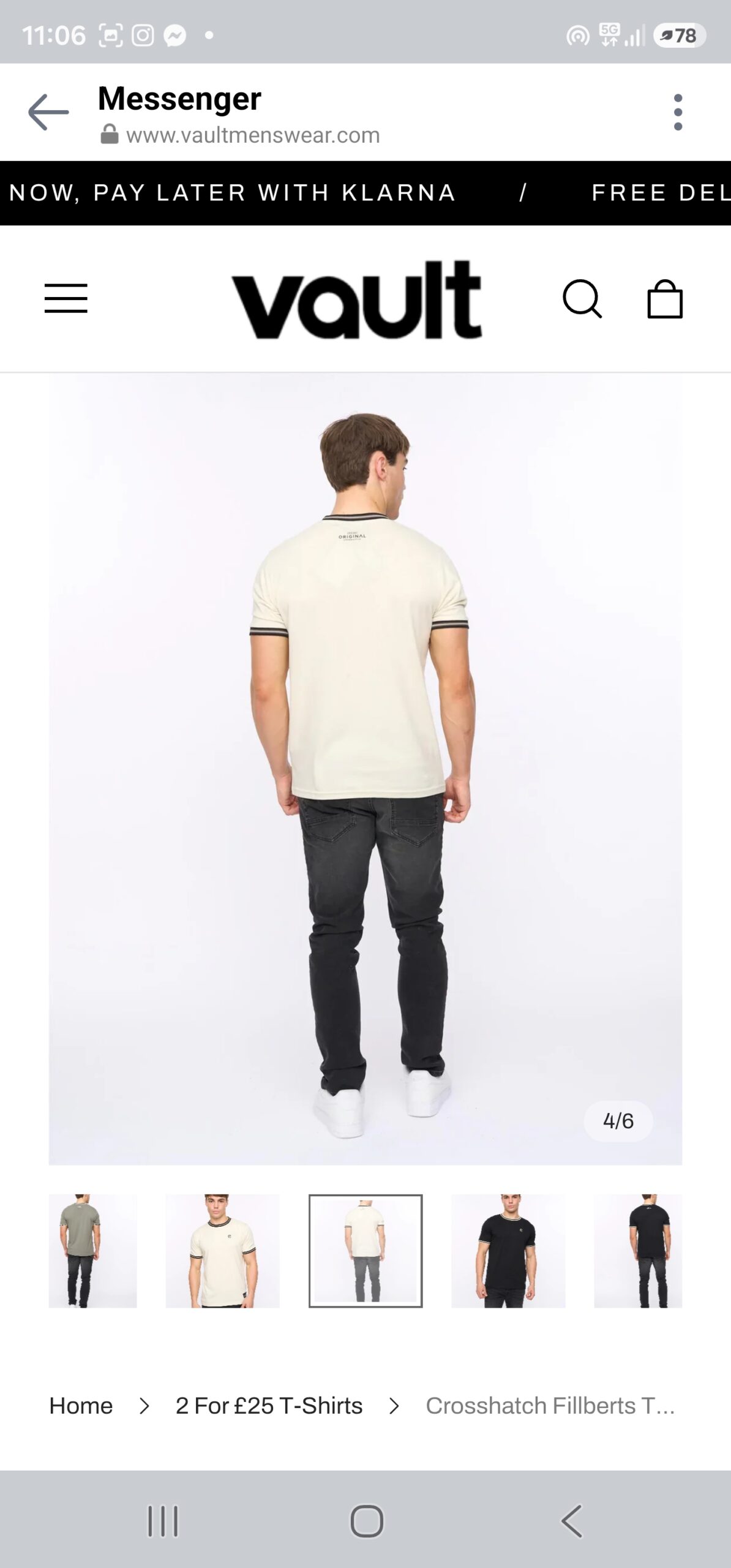 T-SHIRT CROSSHATCH ORIGINAL ENGLAND – Image 2