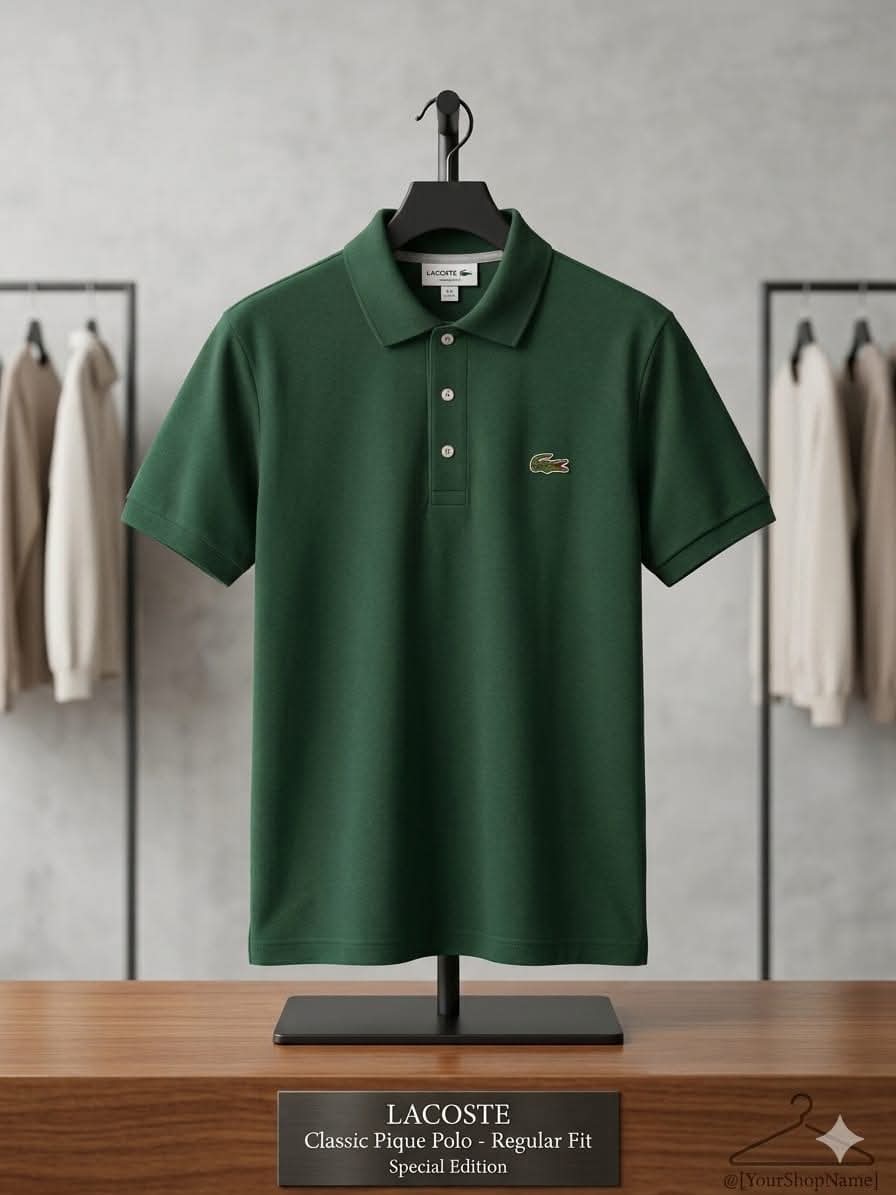 POLO LACOSTE 100% COTON