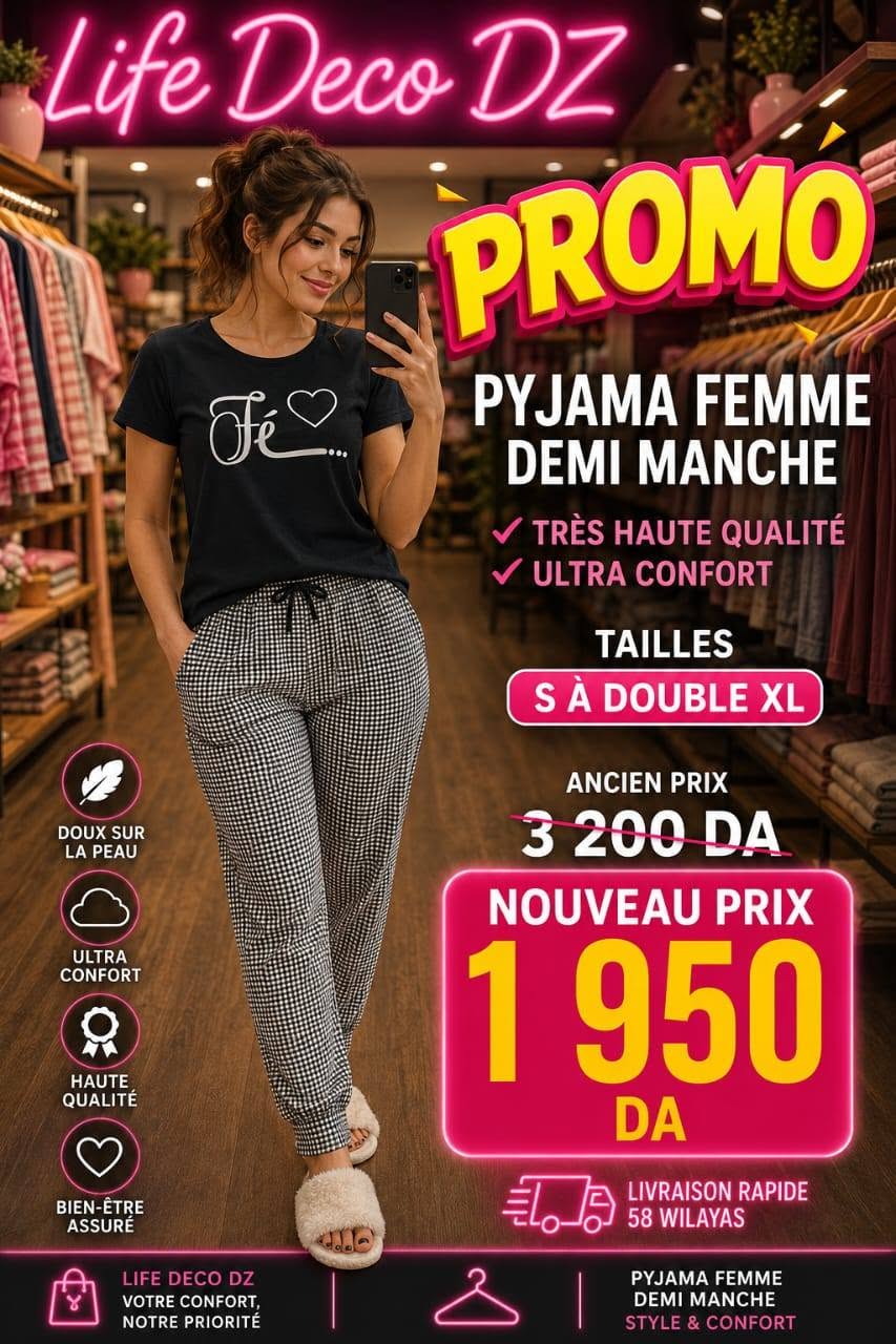 PYJAMA FEMME HAUTE QUALITTE